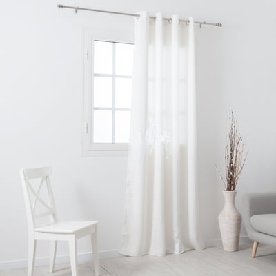 Rideau a oeillets 140x240cm Dreamtime Blanc EDEN