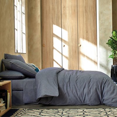 Drap housse coton bio et recyclé - RESSOURCES BLANC DES VOSGES