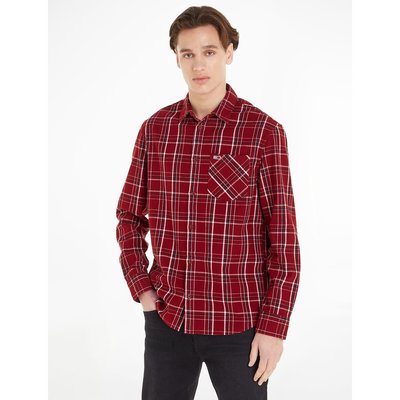 Recht, geruit hemd TOMMY JEANS