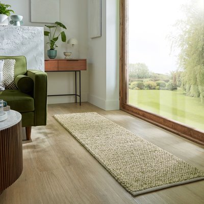 Tapis laine bouclée de couloir MINERALS FLAIR RUGS