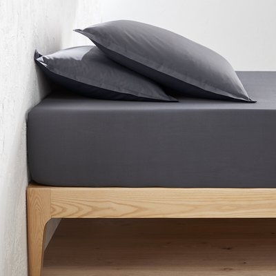 Drap housse en percale coton bonnet 30 cm Scenario LA REDOUTE INTERIEURS