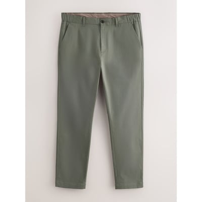Pantalon chino habillé en tencel™ et coton NEXT