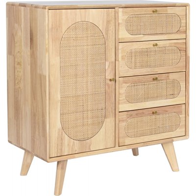 Buffet en bois et rotin, Scandi RECOLLECTION