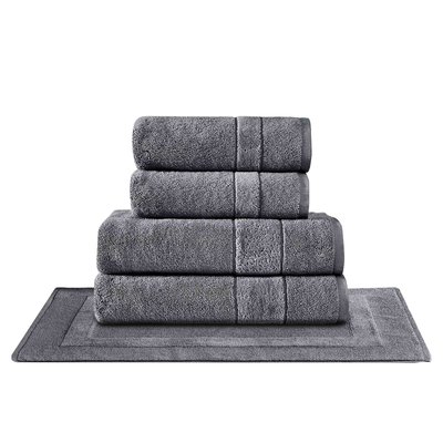Ensemble de bain 5 pièces 650 g/m² avec tapis CALIFORNIA SENSEI MAISON