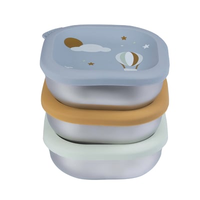 Boites repas inox multi-usage micro-ondables BEABA