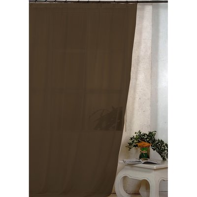 Voilage en voile tamisant à galon fronceur HOME MAISON