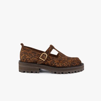 Mocassin cuir velours ANITA MAISON TOUFET