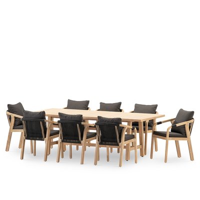 Salon de jardin, 8 chaises, SIENA & ZANZIBAR DEFORA HOME
