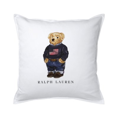 Housse de coussin en coton, FLAG SWEATER BEAR RALPH LAUREN HOME