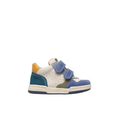 Baskets en cuir et en daim KLIP 4 VL. FALCOTTO