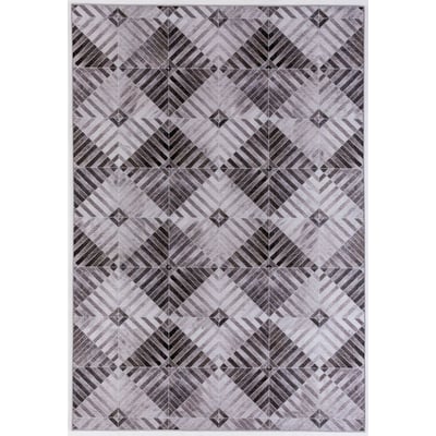 Tapis imprimé Serena, aspect cuir, plat GINO FALCONE
