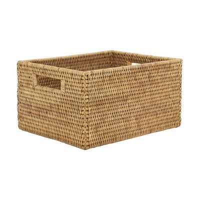 Panier de rangement en rotin naturel 28 x 22 x 15 cm AUBRY GASPARD