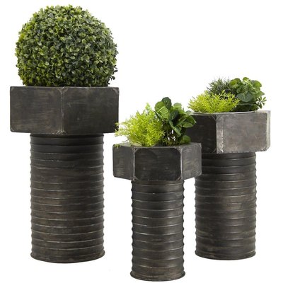 Cache-pots Boulon (Lot de 3) AUBRY GASPARD