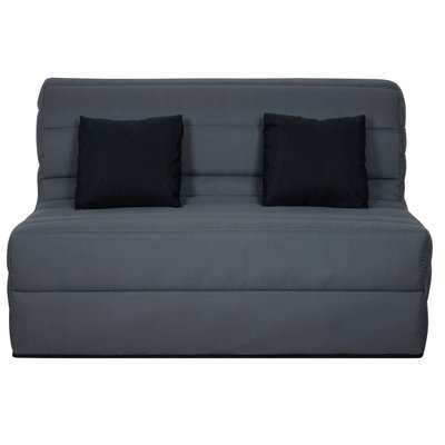 Banquette BZ ORLANDO 140x190, matelas Dunlopillo, marine RELAXIMA