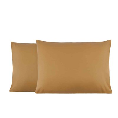 Lot de 2 taies d'oreiller 57 fils en molleton flanelle TOUDOUX LINANDELLE