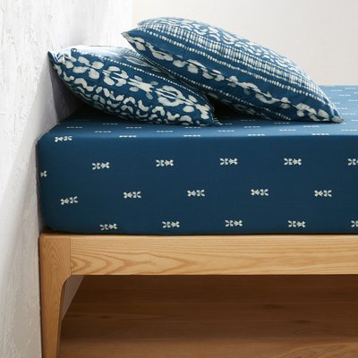 Drap-housse coton lavé bonnet 30 cm, Tinta LA REDOUTE INTERIEURS