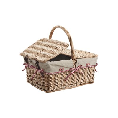 Panier 2 couvercles en osier et jute AUBRY GASPARD