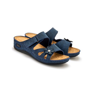 Mules à scratch fleur fantaisie PEDICONFORT