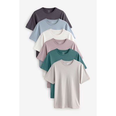 T-shirt slim, lot de 6 NEXT