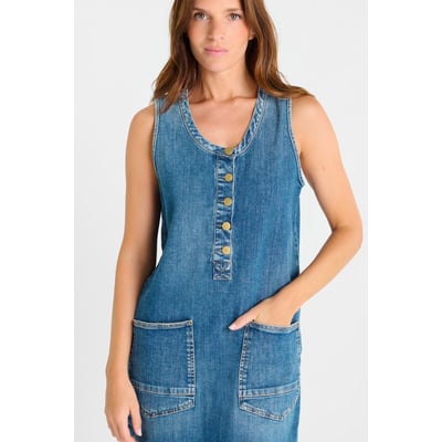 Robe droite en jeans MARIBOU LE TEMPS DES CERISES