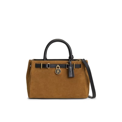 American Icon Mini Suede Handbag TOMMY HILFIGER