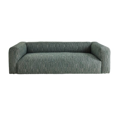 Canapé en tissu vert L252 cm - MADISSON SIGNATURE