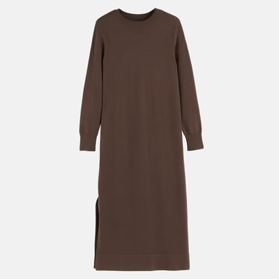Robe pull, longue, manches longues LA REDOUTE COLLECTIONS