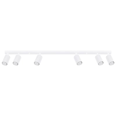 Plafonnier Aluminium Blanc GU10 6 Karbon EDEN