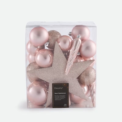Coffret de 33 boules de Noël, CASPAR LA REDOUTE INTERIEURS