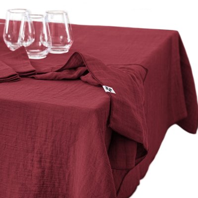Nappe rectangle gaze de coton Gaia EDEN