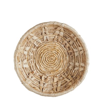 Décoration murale en abaca - GM BLANC D’IVOIRE