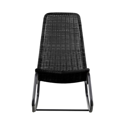 Fauteuil à bascule de jardin en rotin TOM WOOOD