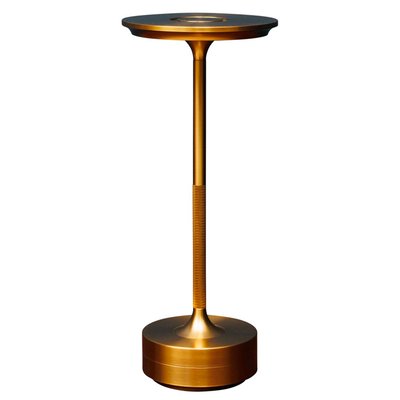 Lampe à poser LED sans fil en métal doré 28x13x13cm WADIGA