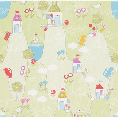 Papier peint "Dessins d'enfants à main levée" HOME MAISON