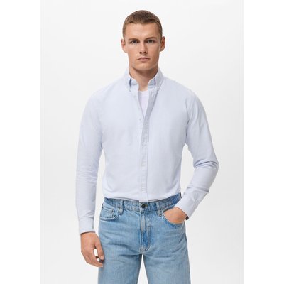 Chemise 100 % coton rayures bicolores MANGO MAN