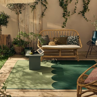 Tapis extérieur moderne bicolore RIVIERA NAZAR RUGS