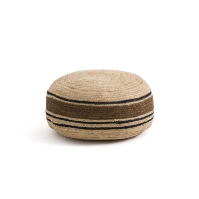 Pouf jute tressé, Tahani LA REDOUTE INTERIEURS