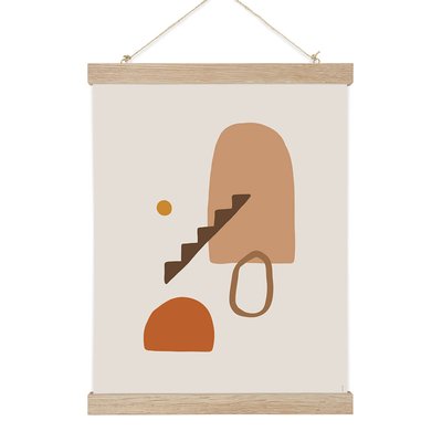 Monténegro, affiche +  cadre chêne. 50cm x 70cm COTTON BIRD