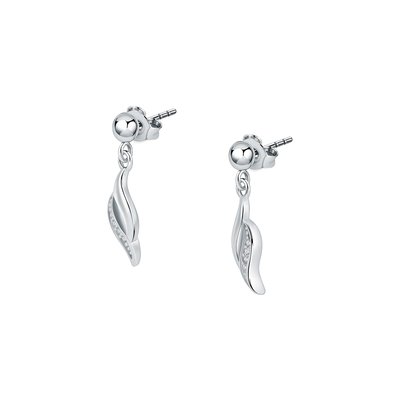 Boucles d'oreilles en argent 925 et oxyde de zirconium CLEOR
