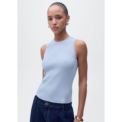 Top maille côtelée MANGO