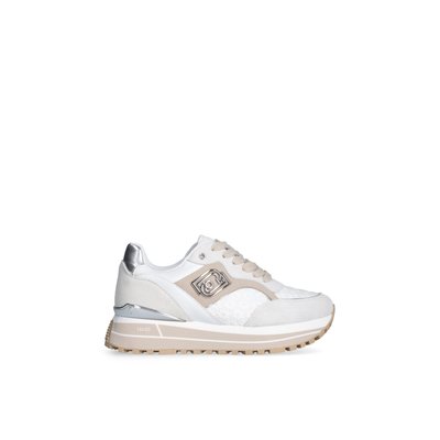 Sneakers à plateforme avec broderies florales LIU JO