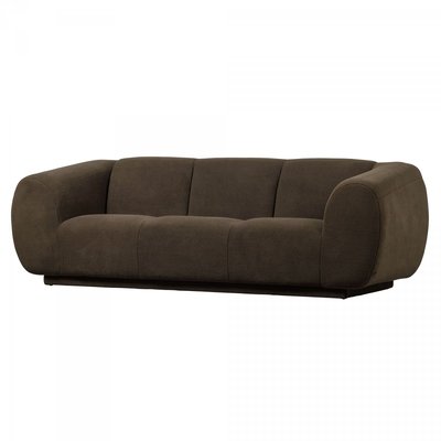 Canapé 3 places en tissu façon « peau de mouton » WOOLLY BEPUREHOME