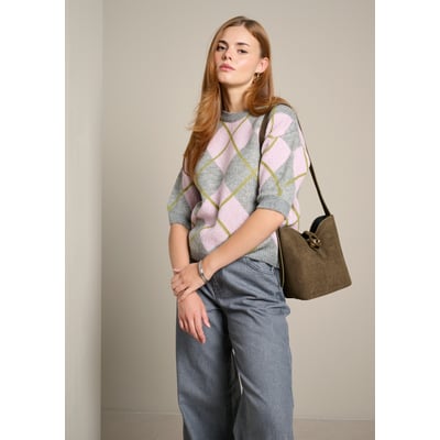 Pull à motif losanges LOLALIZA