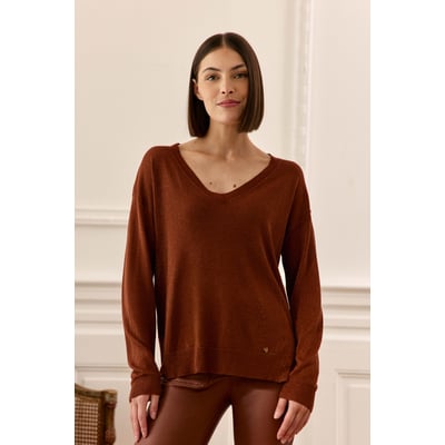 Pull col v uni MONNYTA LA PETITE ETOILE