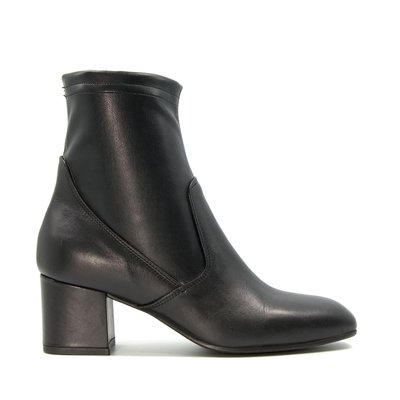 Bottines en cuir à talon carré - OLSEN DUNE LONDON