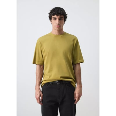 T-shirt heavy weight relaxed fit MANGO MAN