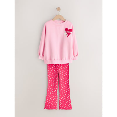 Ensemble legging évasé et sweat NEXT