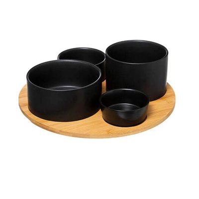 Plateau service aperitifs 5 pieces EDEN