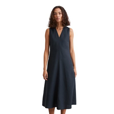 Robe sans manches en lin shaped flared coupé en A-ligne MARC O'POLO
