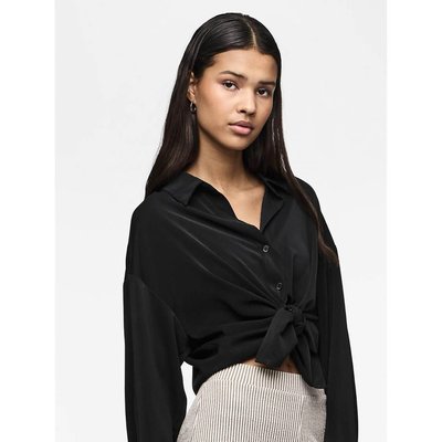 Bluse, geknöpft, weich fliessende Form PIECES